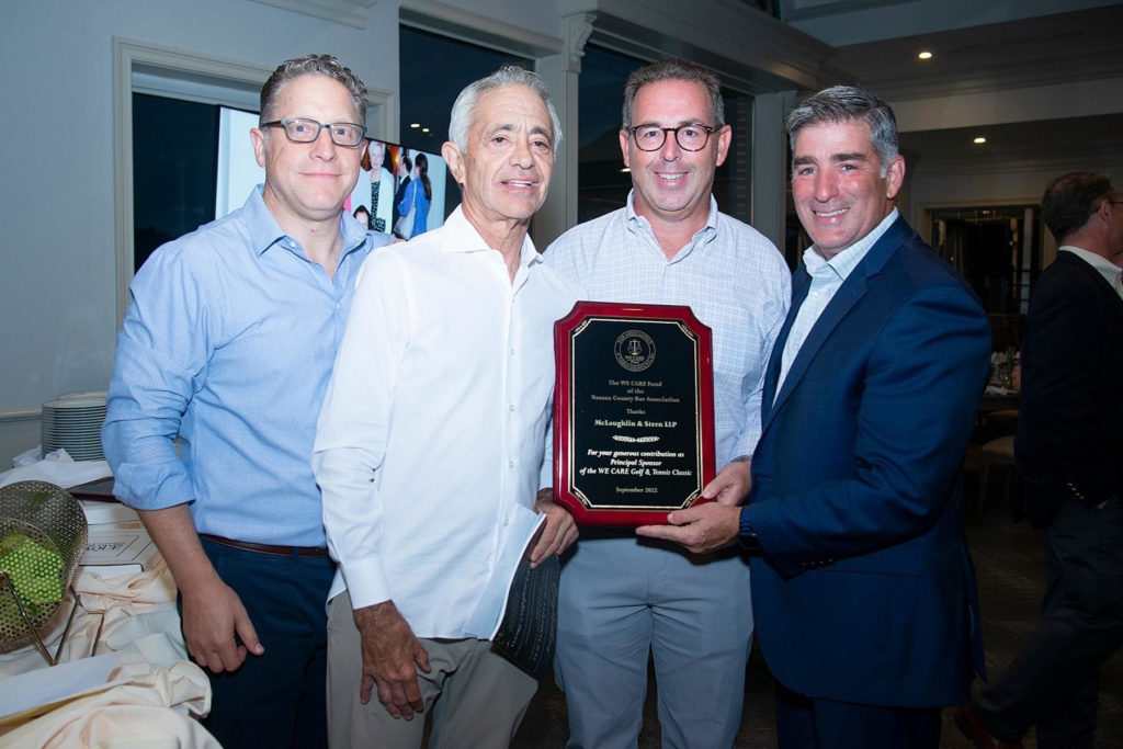 From left to right: Joshua Gruner, Geoffry Handler, Jerome Scharoff, and Jeffrey Catterson.